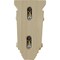 Ekena Millwork 4"W x 2 1/2"D x 7 1/2"H Cole Pilaster Wood Corbel, Rubberwood CORW04X02X07CORW - alternate 4